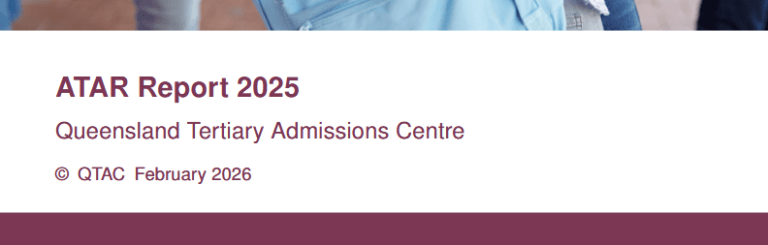 Where is the 2025 QTAC ATAR Report?
